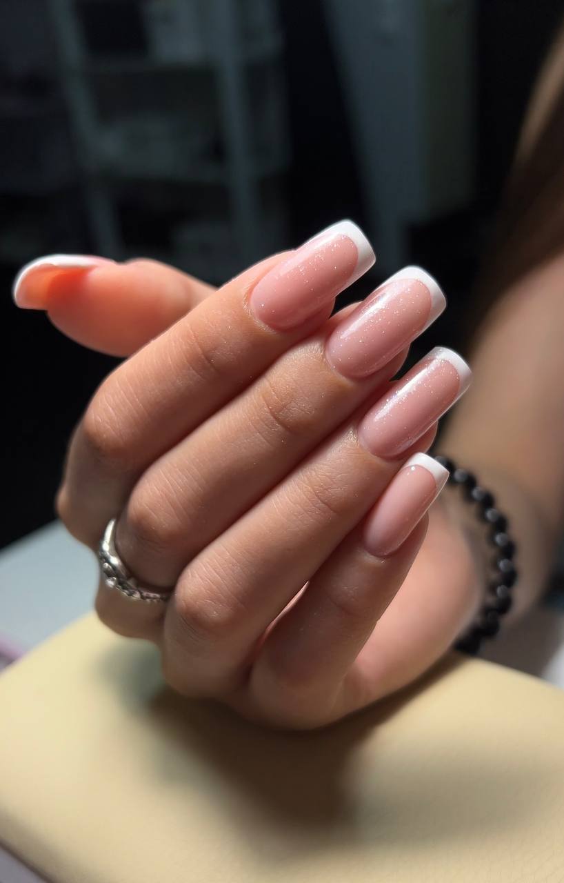 Нежный маникюр нюдовый французский, фото - Студия красоты Beauty for you