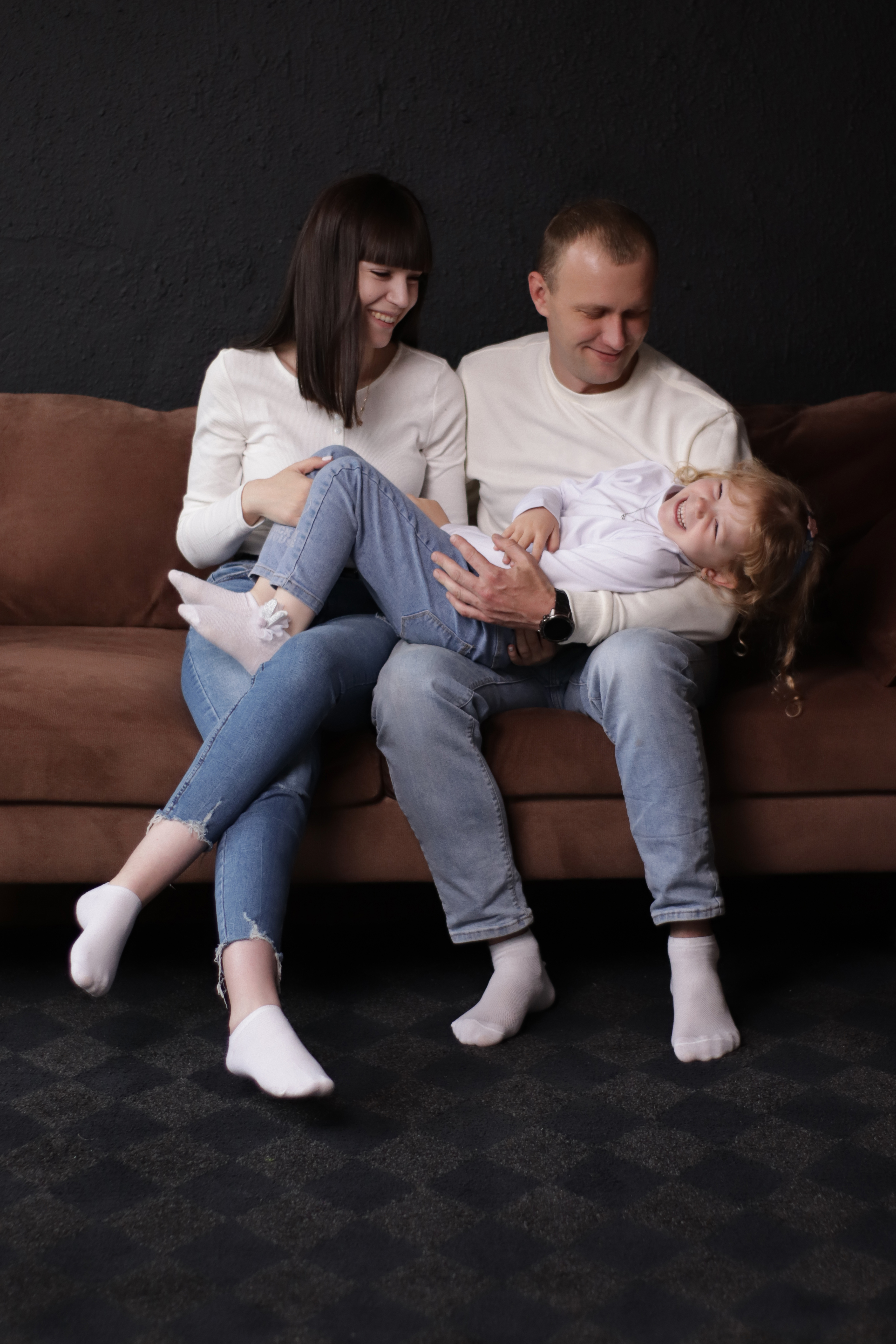 Сімейна фотосесія у студії, фото - Фотограф Юльчик Лапульчик