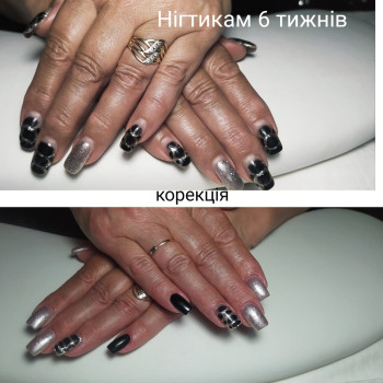 Корекція до і після