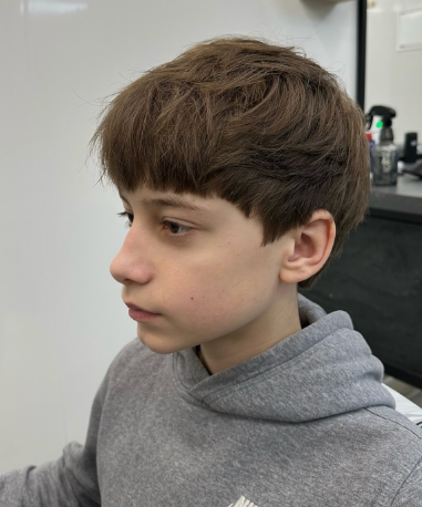 Стрижка на средние волосы короткие для мальчика, фото - Барбершоп Proof Barbershop