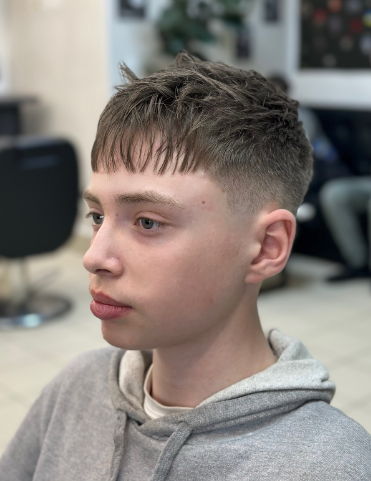 Мужская стрижка кроп для мальчика, фото - Барбершоп Proof Barbershop