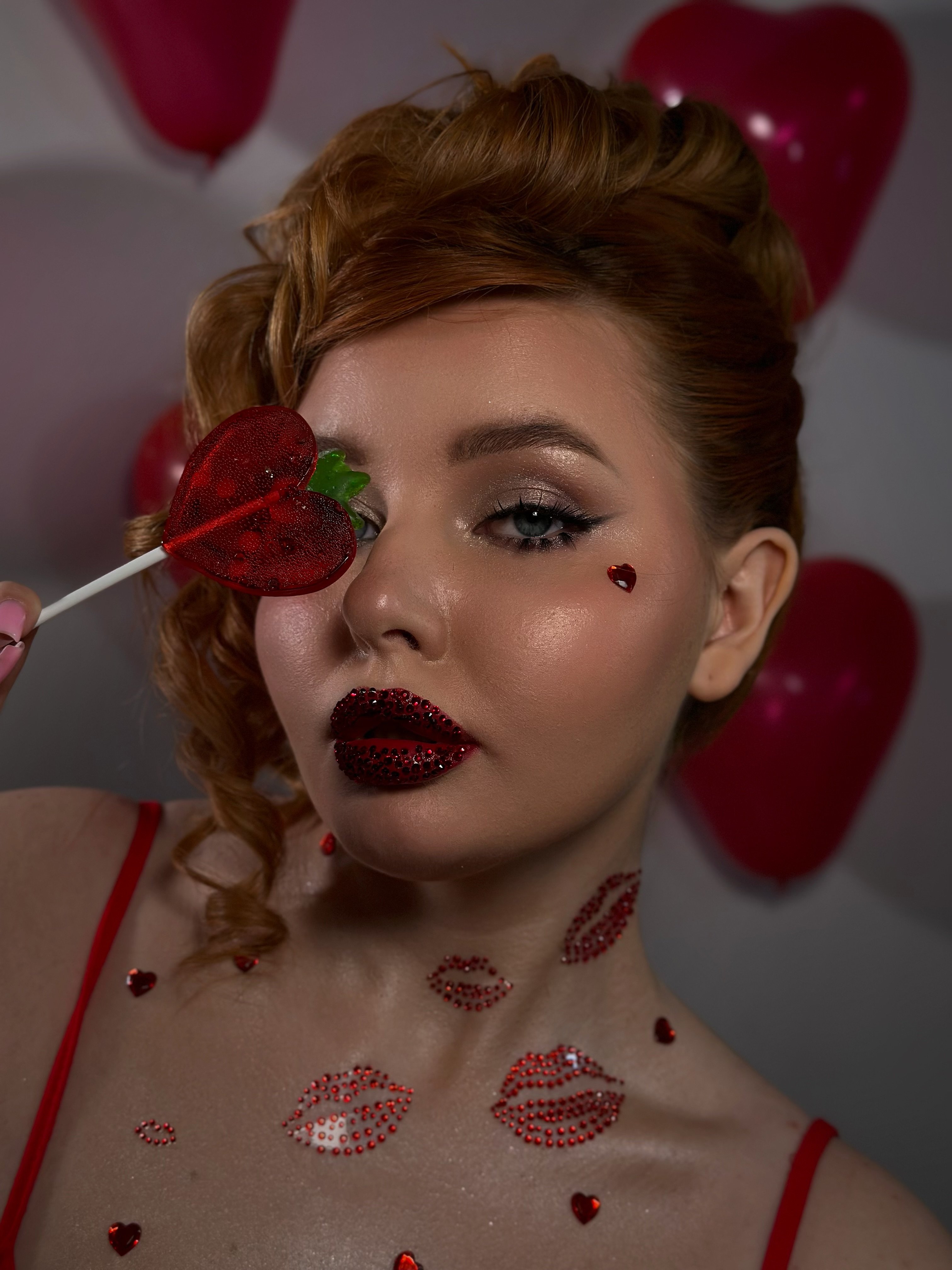 Фотосесія у студії яскрава портретна, фото - Візажист Мілена Задоянчук