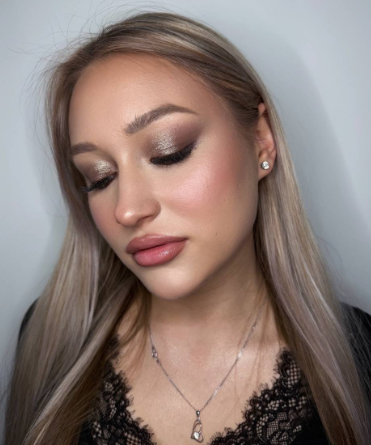 Макіяж очей вечірній гарний, фото - Студія краси Miu