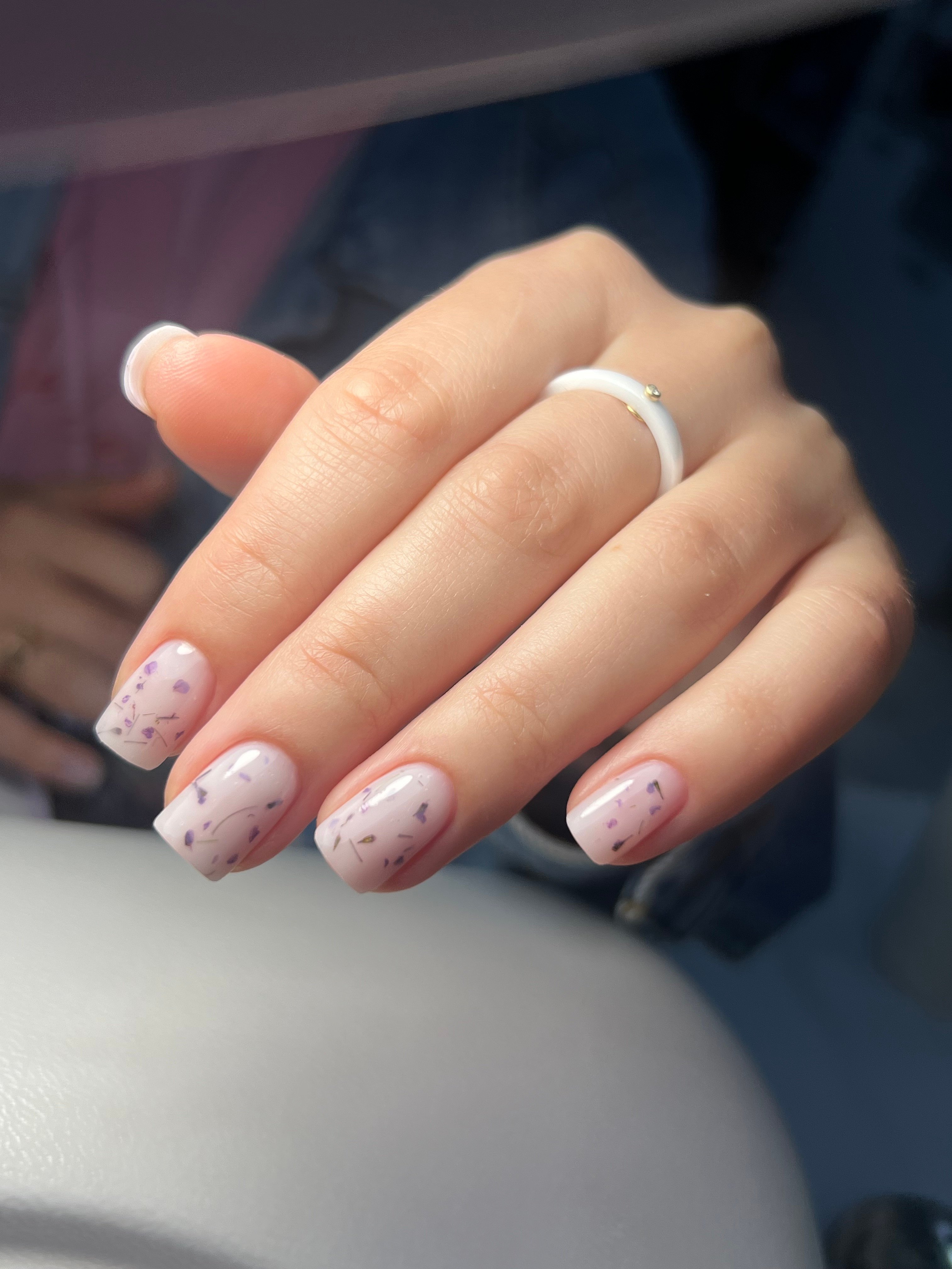 Нежный маникюр розовый на квадратные ногти, фото - Студия красоты IND BEAUTY ANTISALON