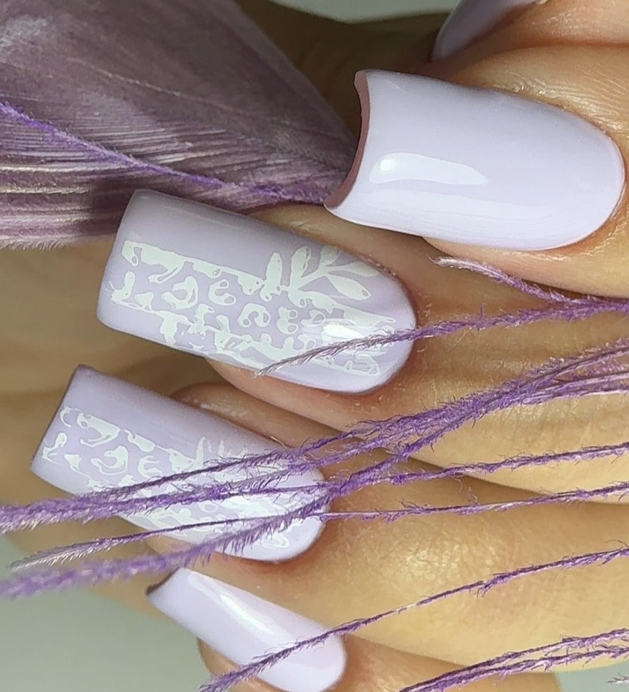 Ніжний манікюр на довгі нігті квадратні, фото - Нігтьова студія Melani Beauty Nails
