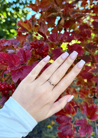 Класичний манікюр нюдовий французький, фото - Нігтьова студія Shiny Nail