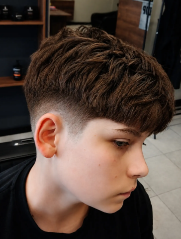 Чоловіча стрижка кроп для хлопчика, фото - Барбершоп Loft Barbershop