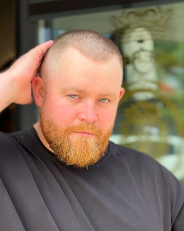 Мужская стрижка на короткие волосы фейд, фото - Барбершоп Pride Barbershop