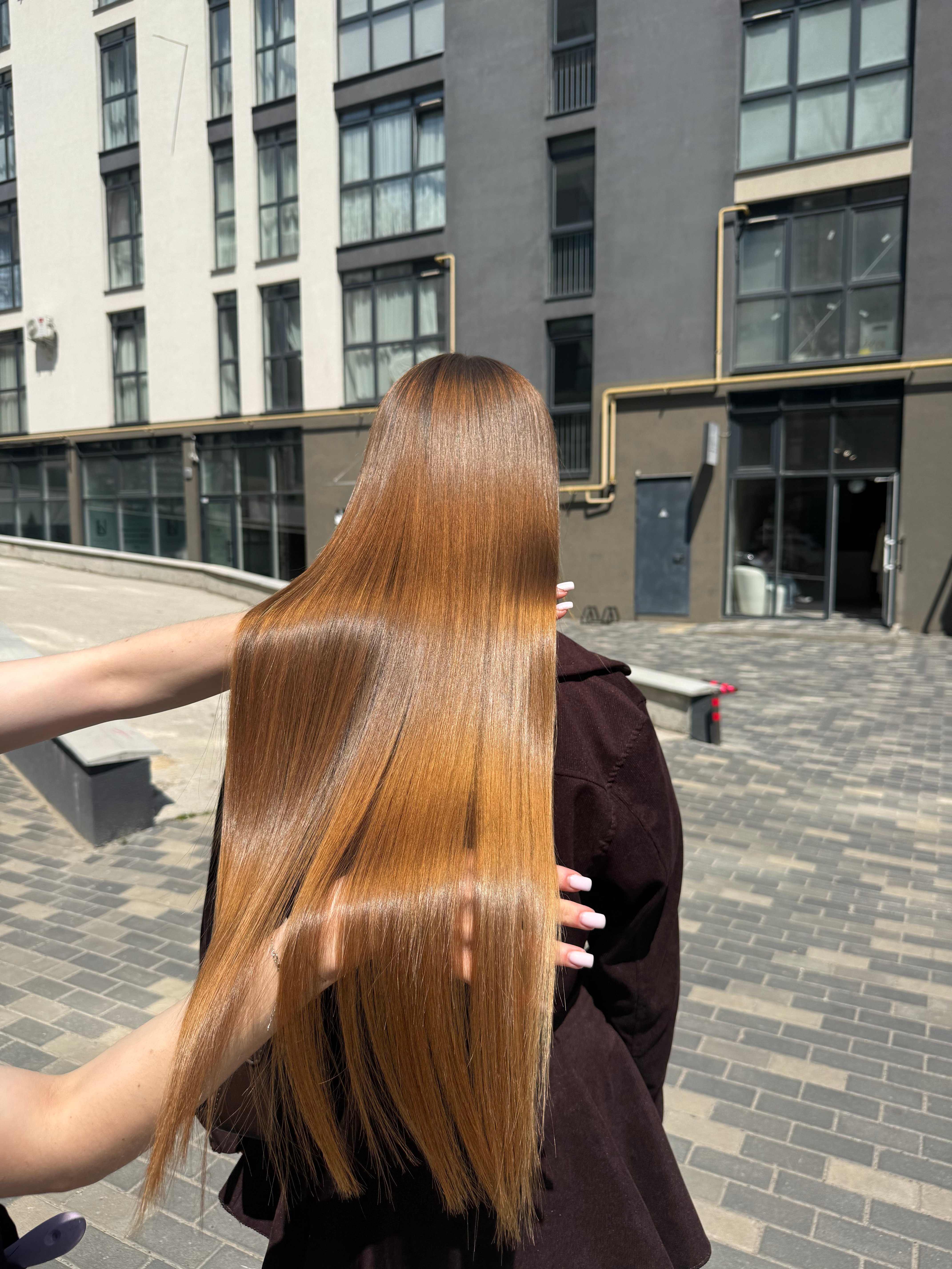Стрижка на длинные волосы женская укладка, фото - Студия красоты Krisssti Hair