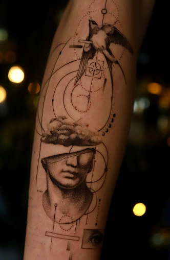 Для хлопців на передпліччі реалізм, фото - Тату салон TATTOO LAMARCH