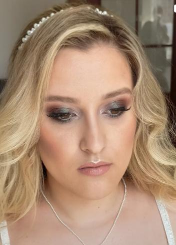 Свадебный макияж глаз нежный, фото - Визажист Александра Петриченко