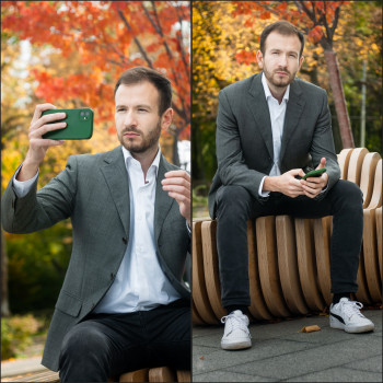 Фотосесія в офісному стилі у Львові, фотозйомка для LinkedIn, фотосесія для резюме