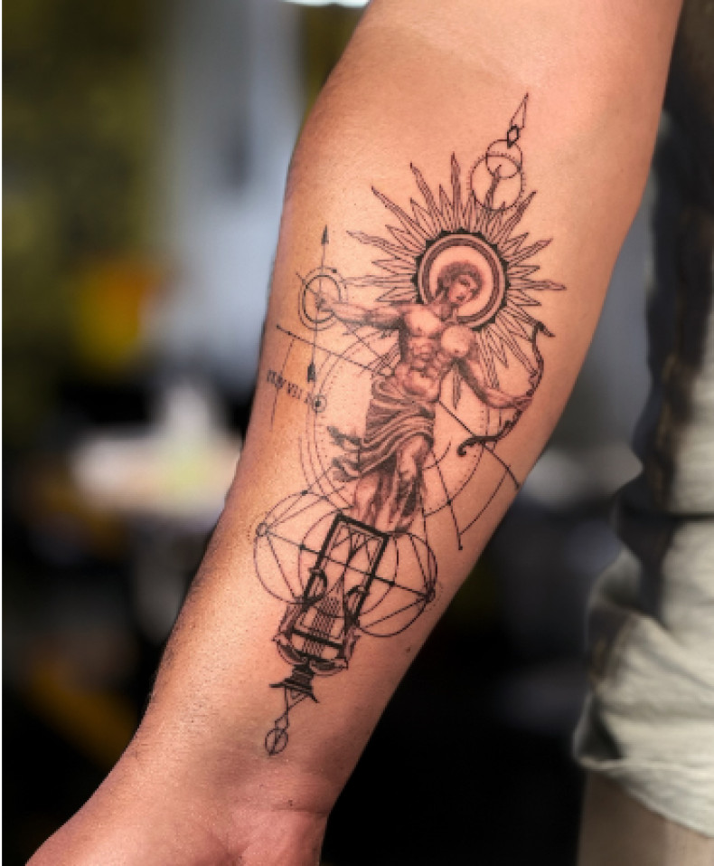 Мужские на предплечье реализм, фото - Тату салон Smile Tattoo