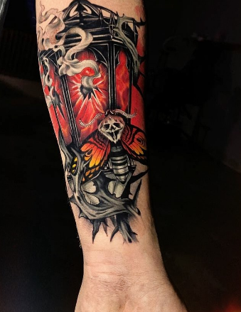 Мужские на предплечье цветные, фото - Тату салон TATTOO LAMARCH