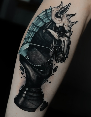 Для хлопців на передпліччі графіка, фото - Тату салон TATTOO LAMARCH