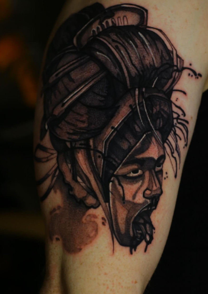 Мужские на руке цветные, фото - Тату салон TATTOO LAMARCH