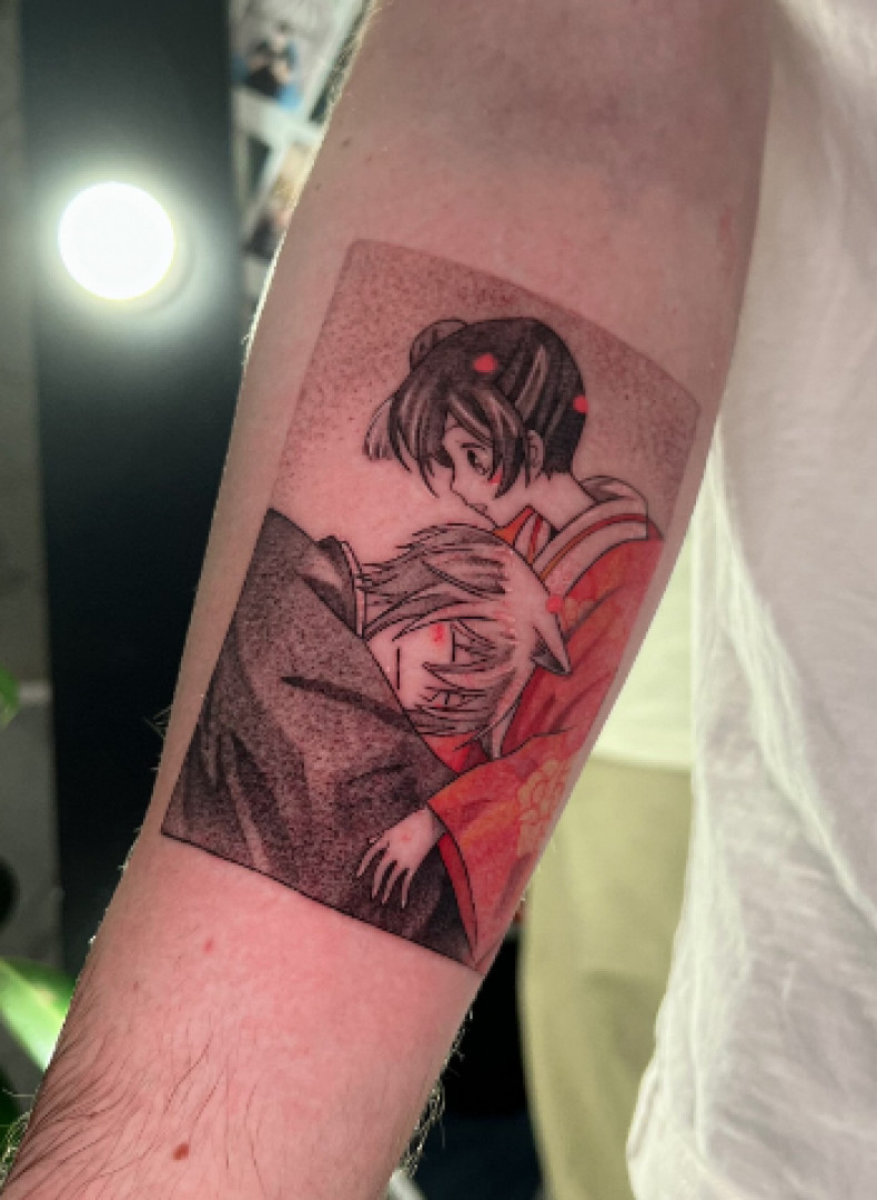 Для хлопців на передпліччі кольорові, фото - Тату салон TATTOO LAMARCH