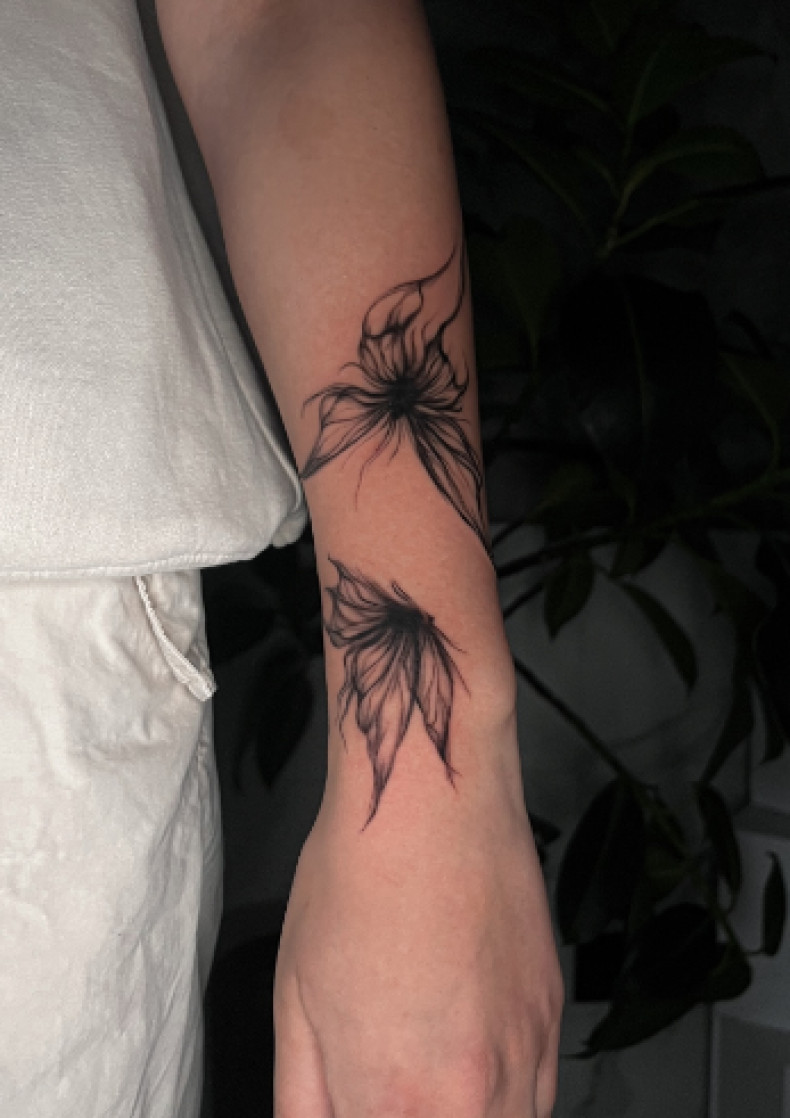 Бабочка, фото - Тату салон TATTOO LAMARCH