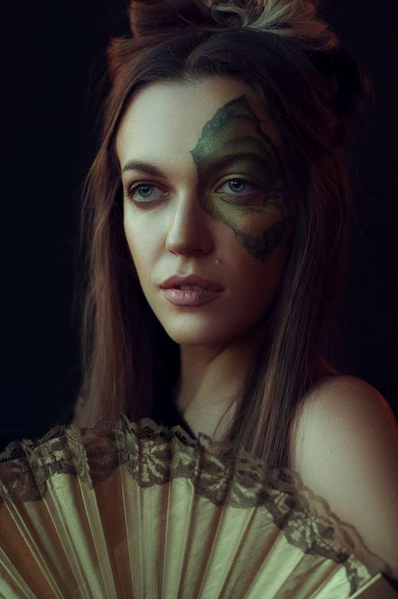 Незвичайний макіяж очей для фотосесії, фото - Візажист Катерина Полежаєва