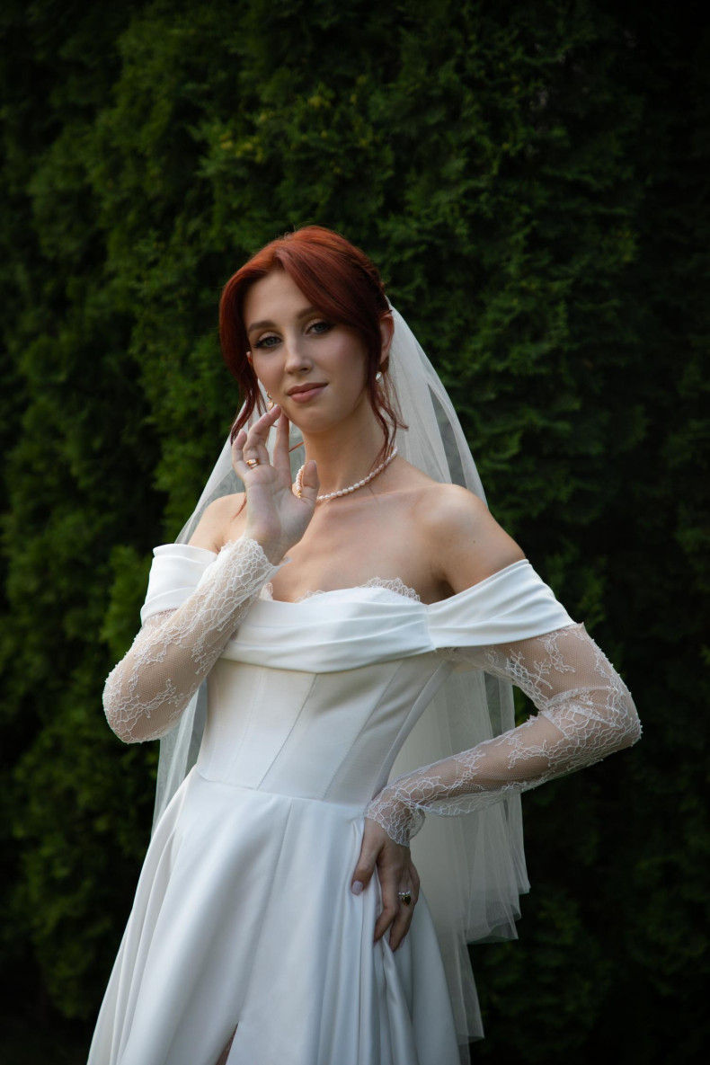 Фотосессия на природе свадебная в платье, фото - Визажист Галина Бондар