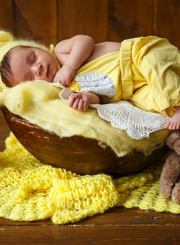 Фотосесія новонароджених у студії дитяча, фото - Фотограф Ольга Скакун