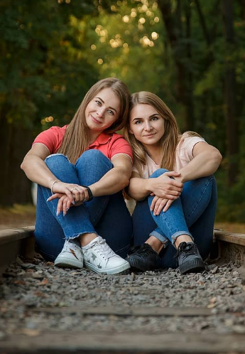 Фотосесія на природі з друзями рейках, фото - Фотограф Ольга Скакун