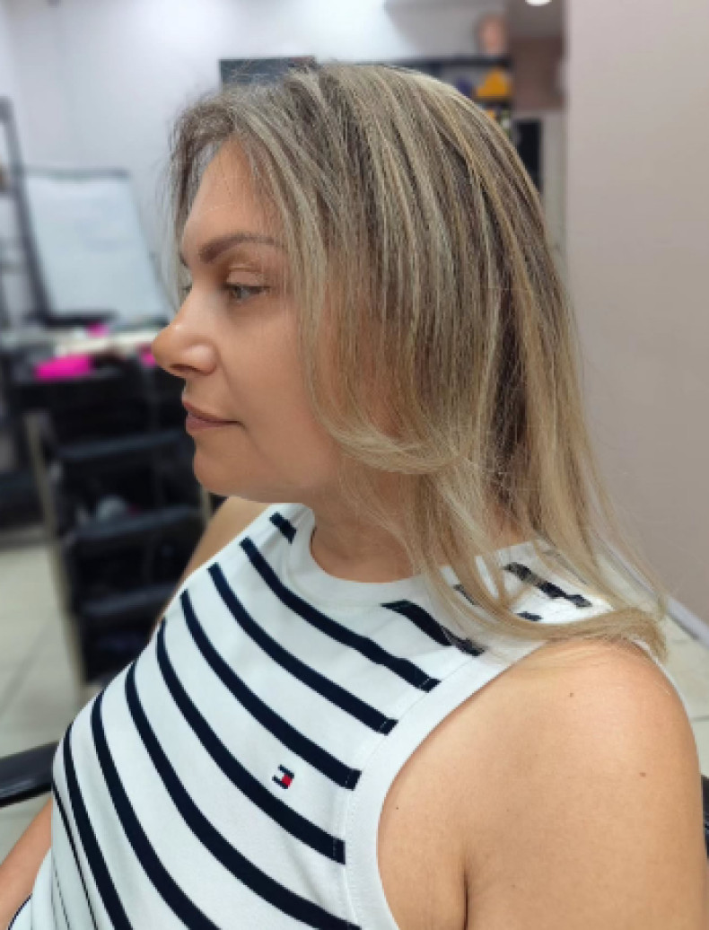 Стрижка на средние волосы женская мелирование, фото - Студия красоты Beauty Sowa