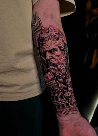 Мужские на предплечье реализм, фото - Тату салон TATTOO LAMARCH