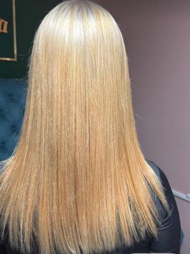 Стрижка на довге волосся укладка блонд, фото - Студія краси Beauty studio ORohozhnikova