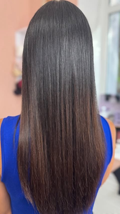 Стрижка на длинные волосы укладка волос цвет брюнет, фото - Студия красоты Beauty studio ORohozhnikova