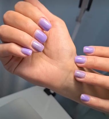Маникюр на короткие ногти нежный в пастельных тонах, фото - Студия красоты LAVANDA Beauty Studio