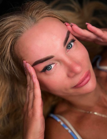 Пудрові брови перманентний макіяж брів, фото - Студія краси LAVANDA Beauty Studio