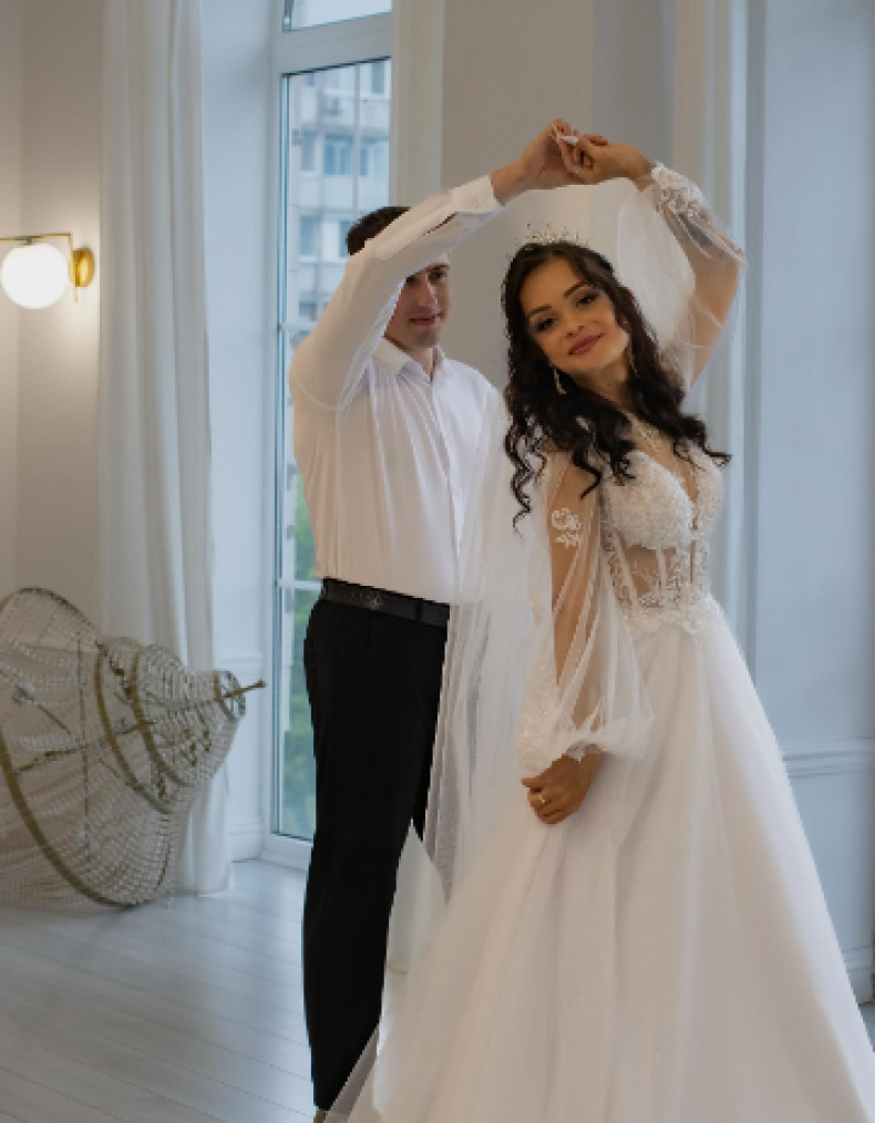 Фотосесія у студії пари весільна, фото - Фотограф Аліна Чайка