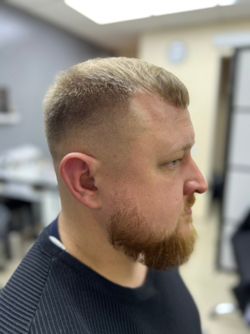 Чоловіча стрижка на коротке волосся фейд, фото - Студія краси OLI'S BEAUTY STUDIO