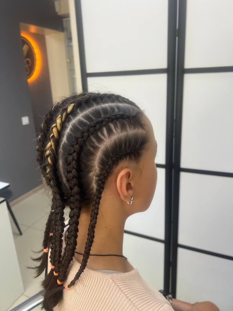 Плетение волос брейды косички, фото - Студия красоты OLI'S BEAUTY STUDIO