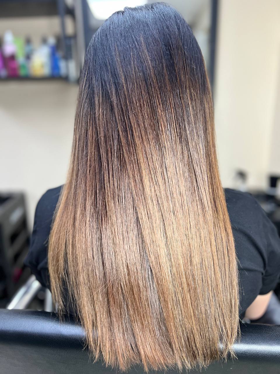 Стрижка на длинные волосы балаяж омбре, фото - Студия красоты OLI'S BEAUTY STUDIO