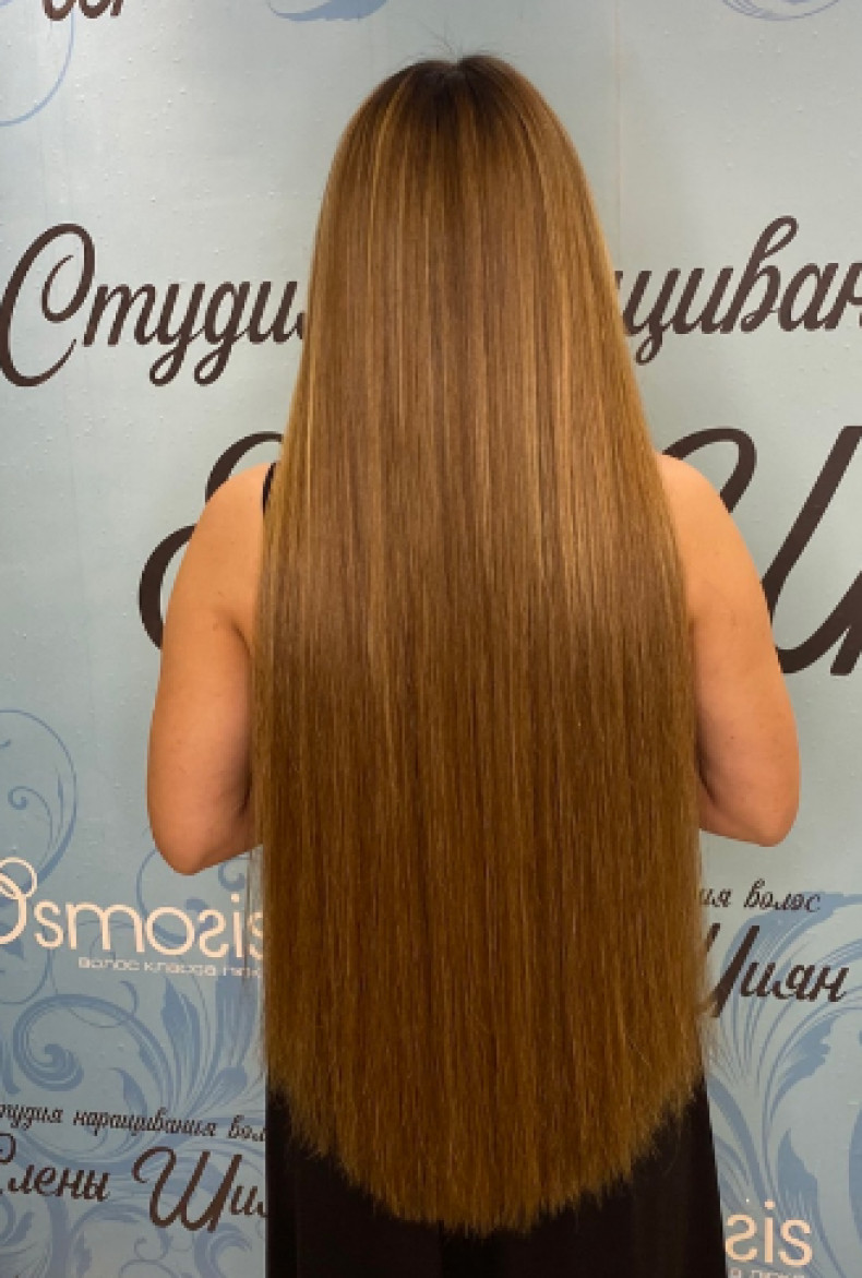Стрижка на длинные волосы укладка сложное окрашивание, фото - Студия красоты Студия наращивания волос Елены Шиян