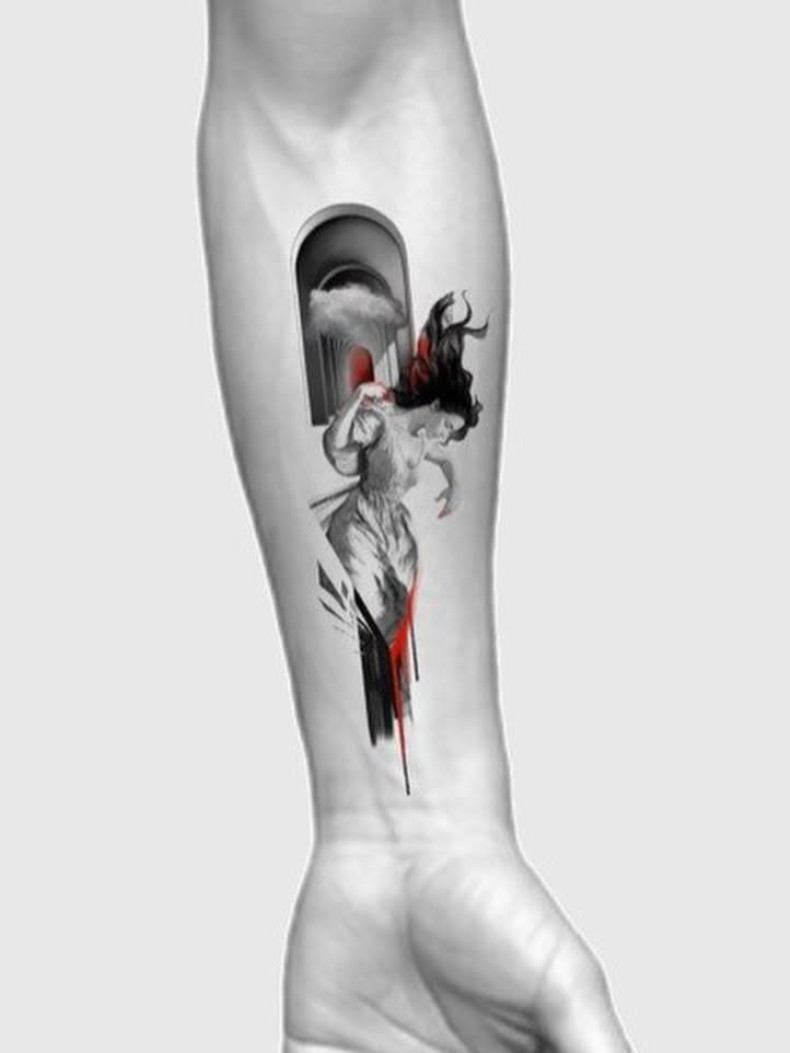 Для дівчат на передпліччі реалізм, фото - Тату салон TATTOO LAMARCH