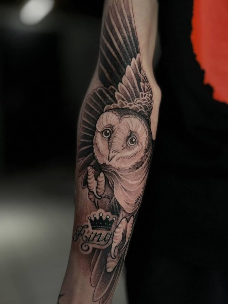Мужские на предплечье реализм, фото - Тату салон TATTOO LAMARCH