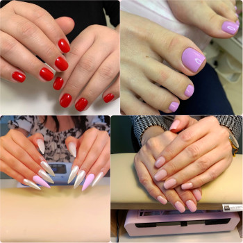 Манікюр, покриття гельлак ,нарощення гелеві тіпси💅
