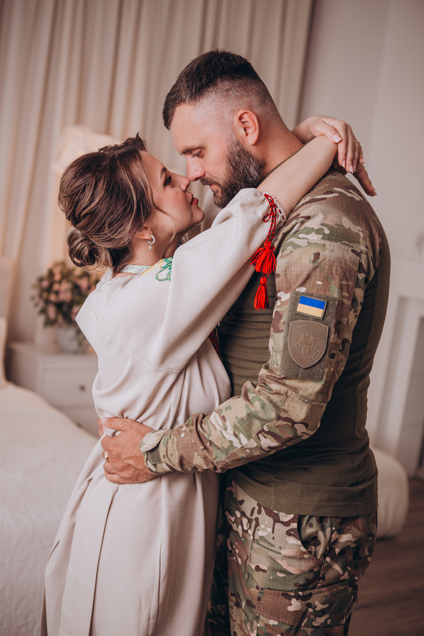 Фотосесія пари вдома ніжна, фото - Фотограф Анастасія Черниш
