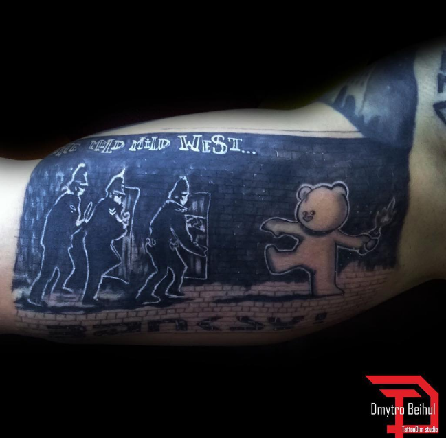 Мужские на руке рукав, фото - Тату салон TattooDim