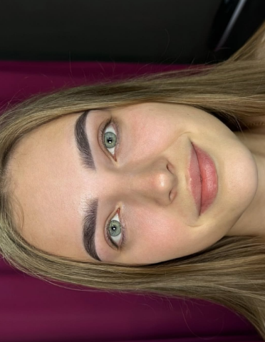 Пудрові брови перманент брів пудрове напилення, фото - Студія краси Beauty Hub