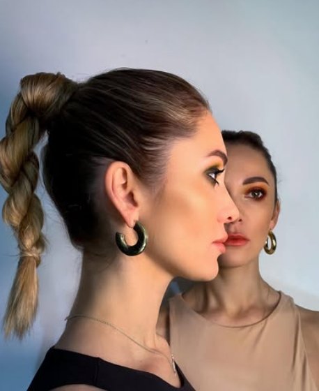 Фотосессия в студии пары фэшн, фото - Визажист Юлия Новикова