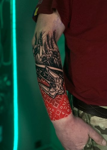 Мужские на предплечье рукав, фото - Тату салон TATTOO LAMARCH