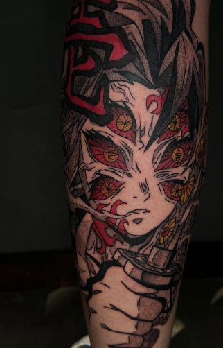 Око кольорові графіка, фото - Тату салон TATTOO LAMARCH