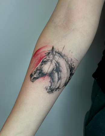 Для дівчат на передпліччі кольорові, фото - Тату салон TATTOO LAMARCH