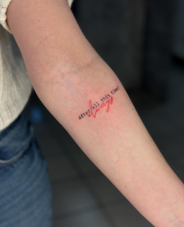 Женские на предплечье цветные, фото - Тату салон TATTOO LAMARCH
