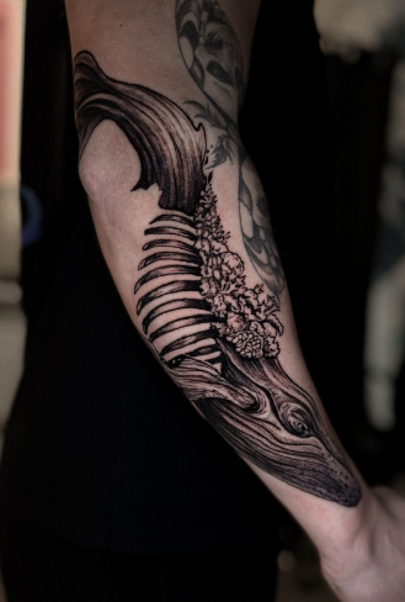 Мужские на предплечье реализм, фото - Тату салон TATTOO LAMARCH