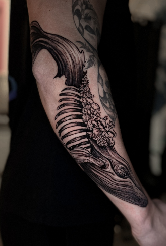 Мужские на предплечье реализм, фото - Тату салон TATTOO LAMARCH